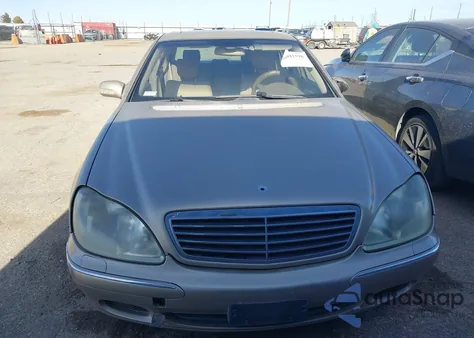 2002 Mercedes-Benz S 430 z USA, uszkodzony, nr VIN WDBNG70J12A264990